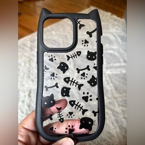iPhone 14 Pro Max Cat Ear Case EUC